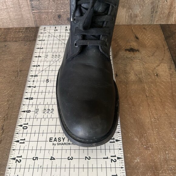 John Varvatos Handmade Italy Black Ankle Boots Mens 9 - Picture 6 of 12
